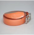 Damengürtel Lackleder MALOU in Orange/Rustic von lei'ano | Designergürtel